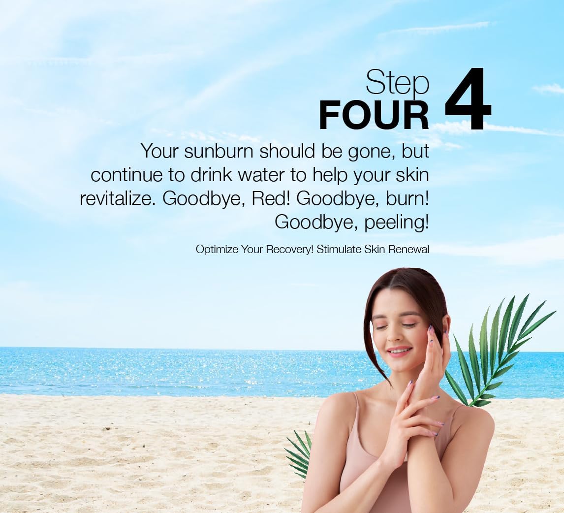 Sunburn Drink - After Sun Skin Care Supplement - Twin Pack - görsel 5