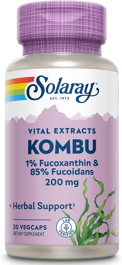 Solaray Fucoxanthin Special Formula - 400 mg Vegetarian Capsules (30 Count)