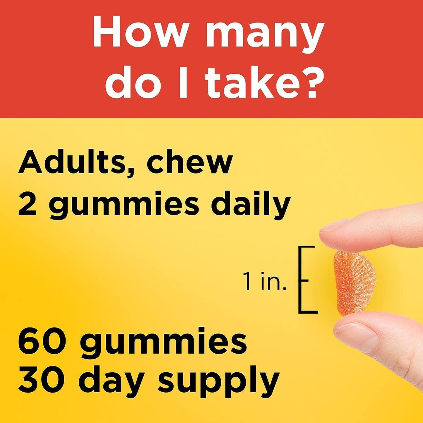 Nature Made Extra Strength Vitamin C 500 mg Gummies, 60 Count (Pack of 2) - görsel 4