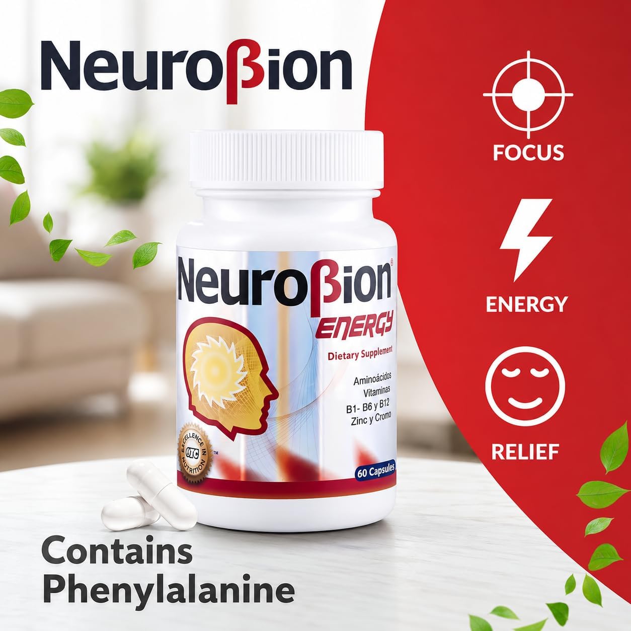 Neurobion Energy B-Complex Capsules – 60 Capsules - görsel 3