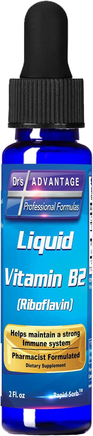 Dr's Advantage Vitamin B2-Riboflavin - Dropper 2oz - görsel 1