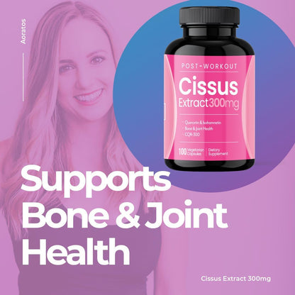 Aoratos Cissus Extract 300mg, 100 Vegetarian Capsules