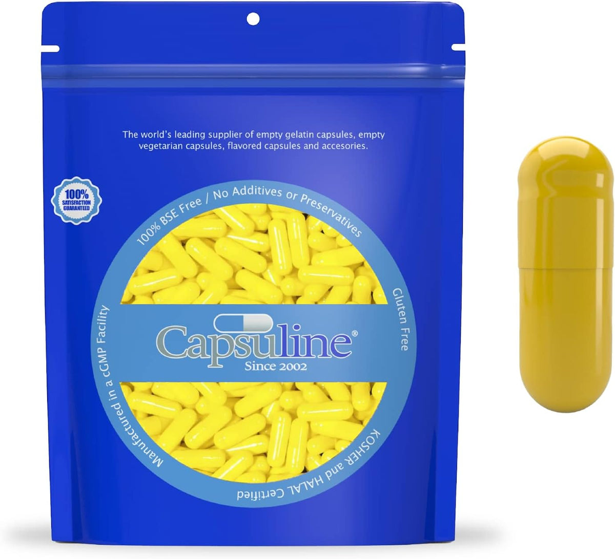 Capsuline Size 0 Gelatine Empty Capsules, 50000 Count - görsel 9