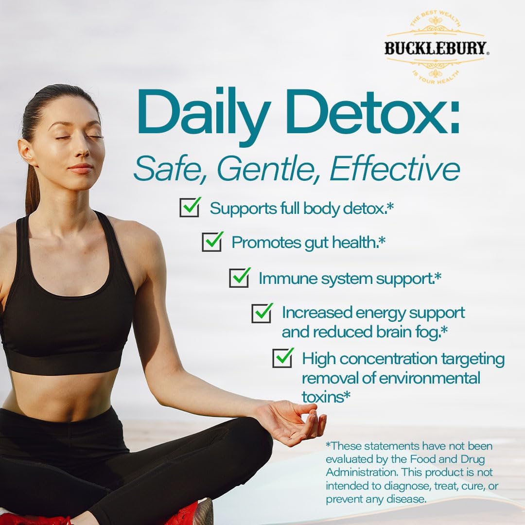 BUCKLEBURY Micronised Zeolite Capsules | Natural Detox Support | 90 Vegan Capsules - görsel 2