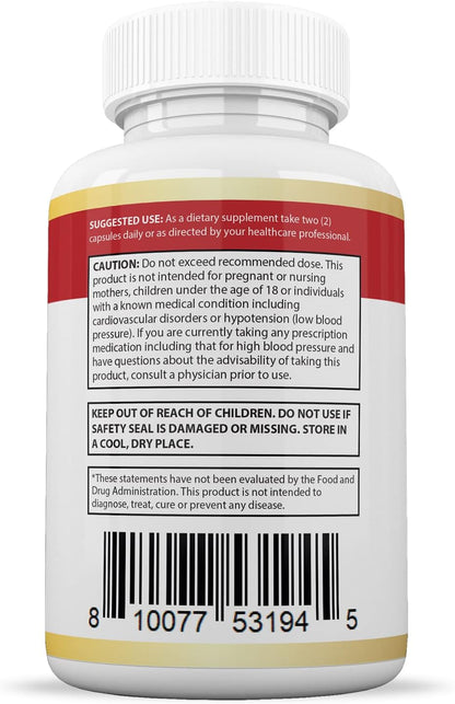 Justified Laboratories Blood Balance Max – Advanced Circulatory Support with Herbs & Vitamins (60 Capsules, Pack of 2)