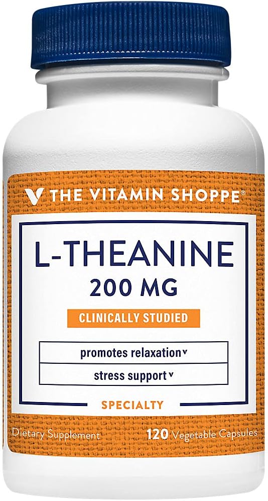 The Vitamin Shoppe L-Theanine 200mg with Suntheanine - görsel 1