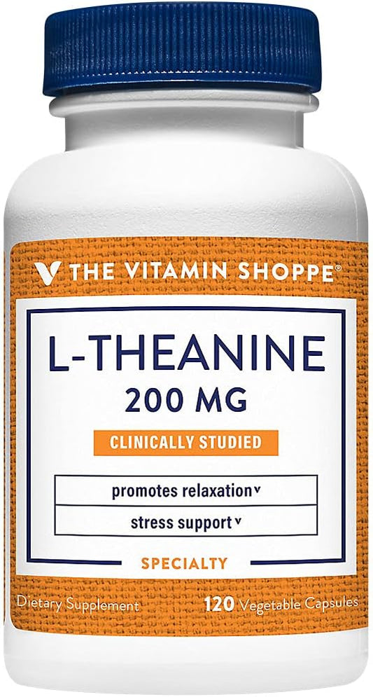 The Vitamin Shoppe L-Theanine 200mg with Suntheanine