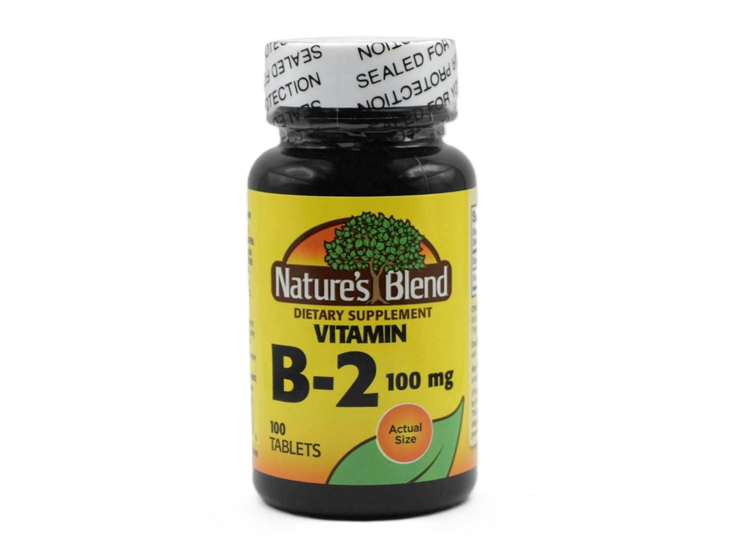 Nature's Blend Vitamin B-2 (Riboflavin) 100 mg, 100 Tablets - görsel 1