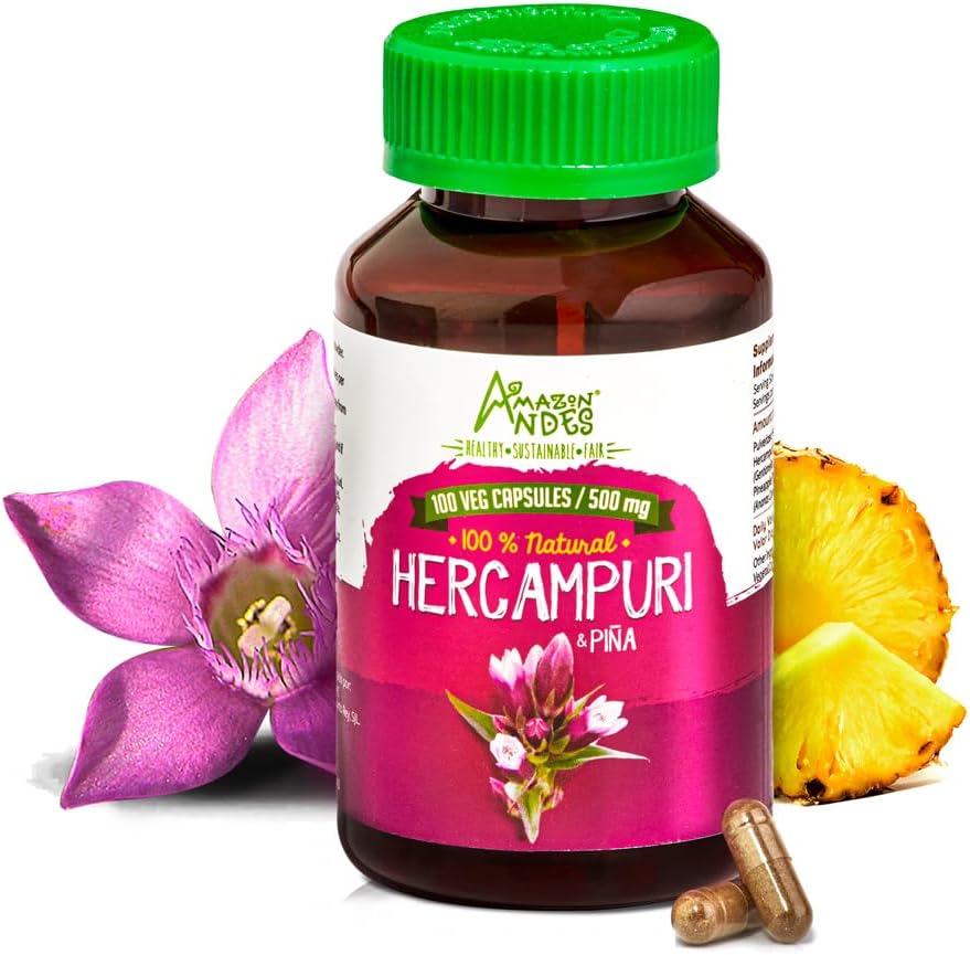 Hercampuri Capsules - 1500mg - Vegan, Non-GMO & Allergen Free - görsel 1