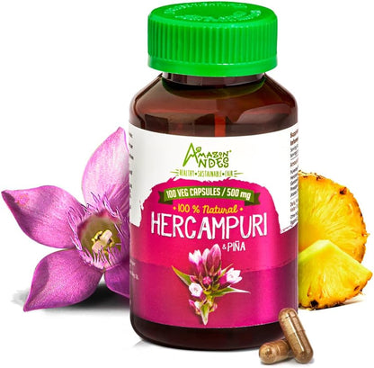 Hercampuri Capsules - 1500mg - Vegan, Non-GMO & Allergen Free