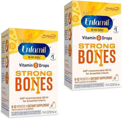 Enfamil Baby Vitamin D-Vi-Sol Liquid Supplement Drops for Infants