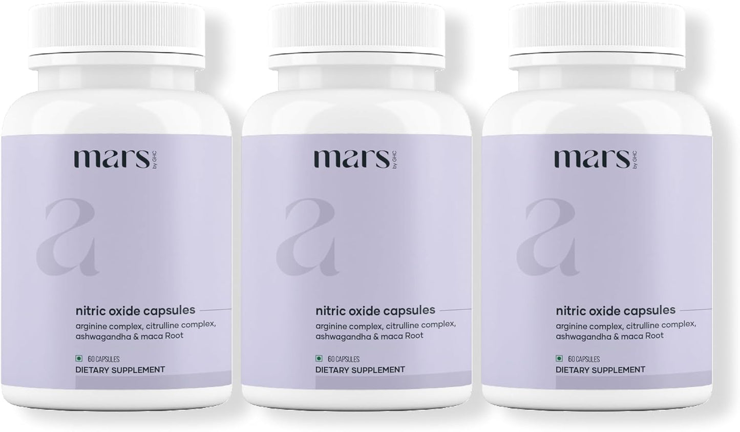 Mars Nitric Oxide Capsules – Pack of 3 - görsel 1