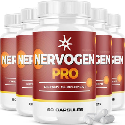 IDEAL PERFORMANCE (5 Pack) Nervogen Pro Food Supplement (300 Capsules)