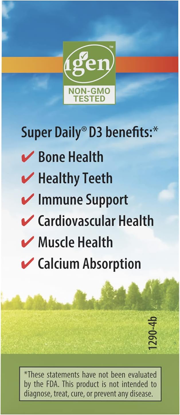 Carlson Super Daily D3 4,000 IU (100 mcg), Unflavoured, 365 Drops - görsel 2