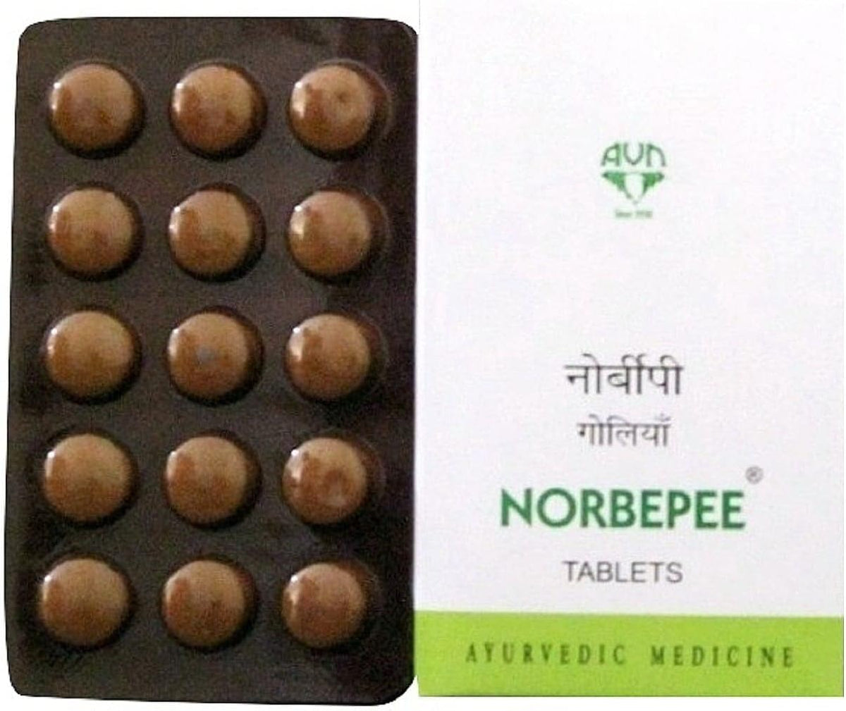 AVN Norbepee Ayurvedic Tablets – Traditional Herbal Formulation (120 Tablets) - görsel 1
