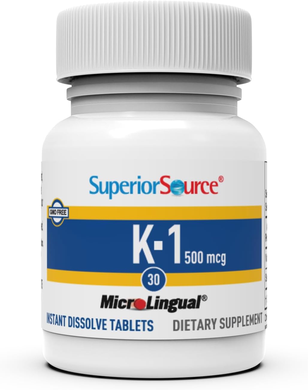 Superior Source Vitamin K1 500 mcg – Bone & Blood Health Support – Vitamin K Supplement for Coagulation & Calcium Absorption – 100 Sublingual Dissolving Tablets - görsel 4