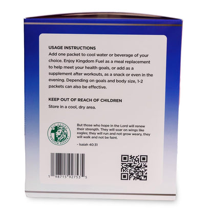 Kingdom Fuel Nutritional Shake (Canister, Vanilla)