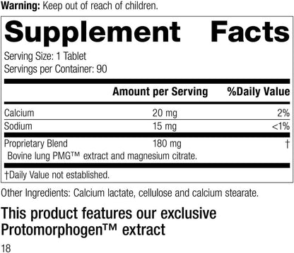Standard Process Pneumotrophin PMG - 90 Tablets