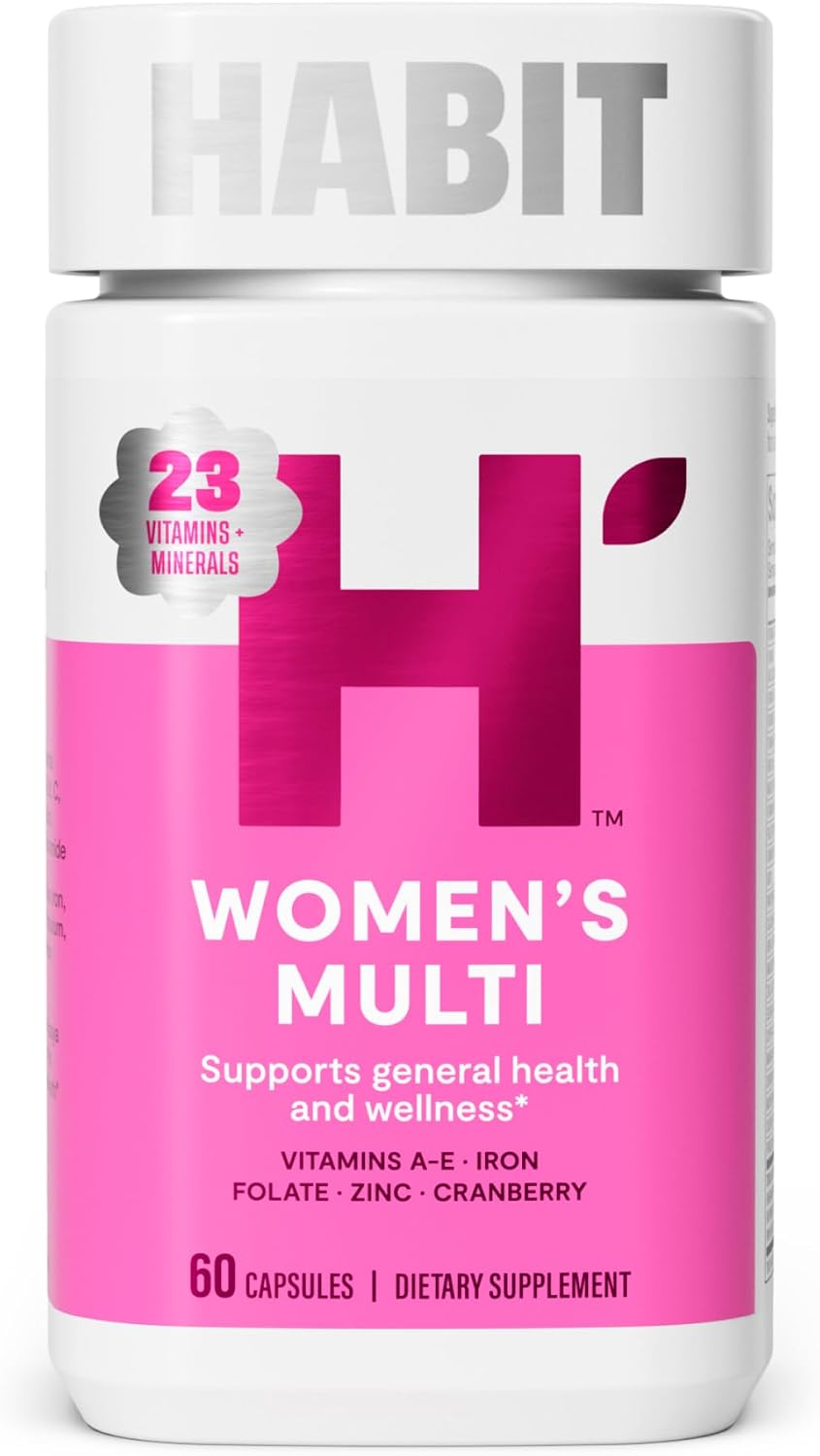 Habit Women's Multi Supplement 2 Pack - 120 Capsules, 23 Essential Vitamins & Minerals, Non-GMO - görsel 10