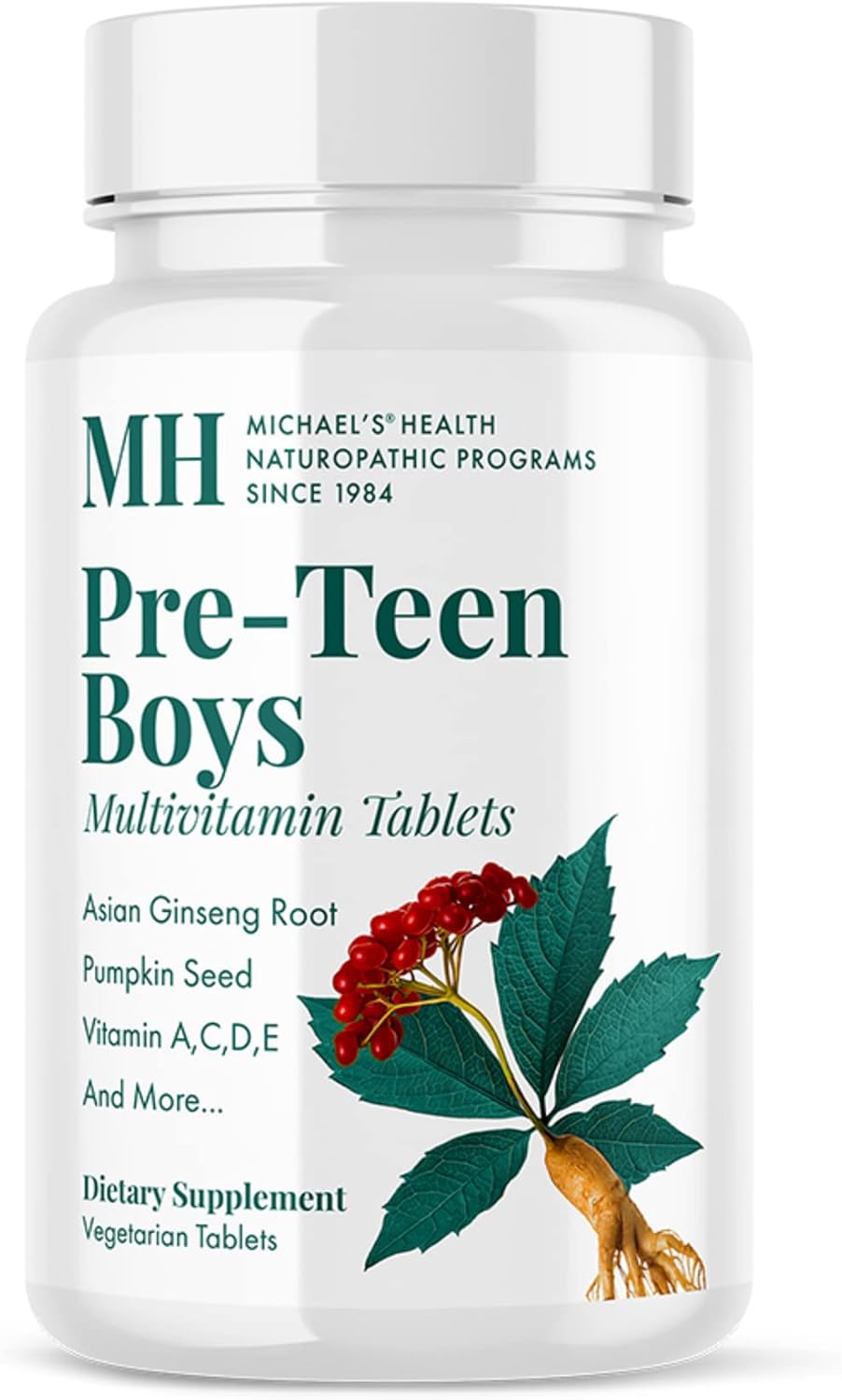 Michael's Health Pre-Teen Boys Daily Multivitamin, 60 Vegetarian Tablets - görsel 1