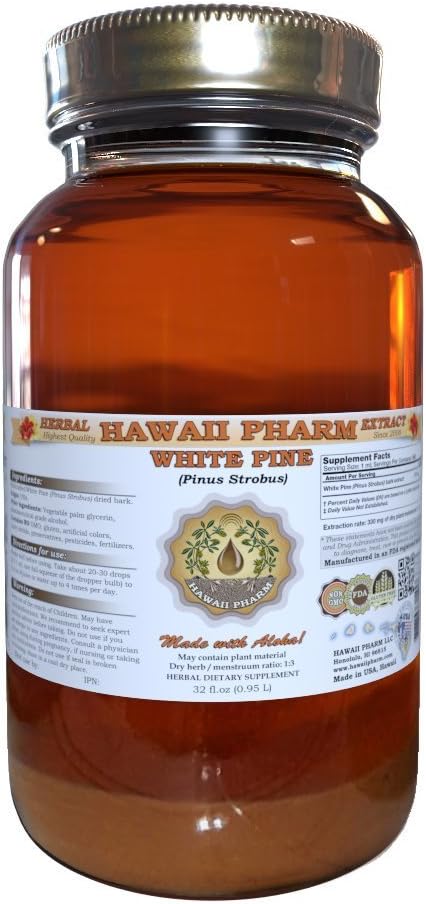 White Pine Liquid Extract - Hawaiian Herbal Tincture, 946 ml - görsel 1