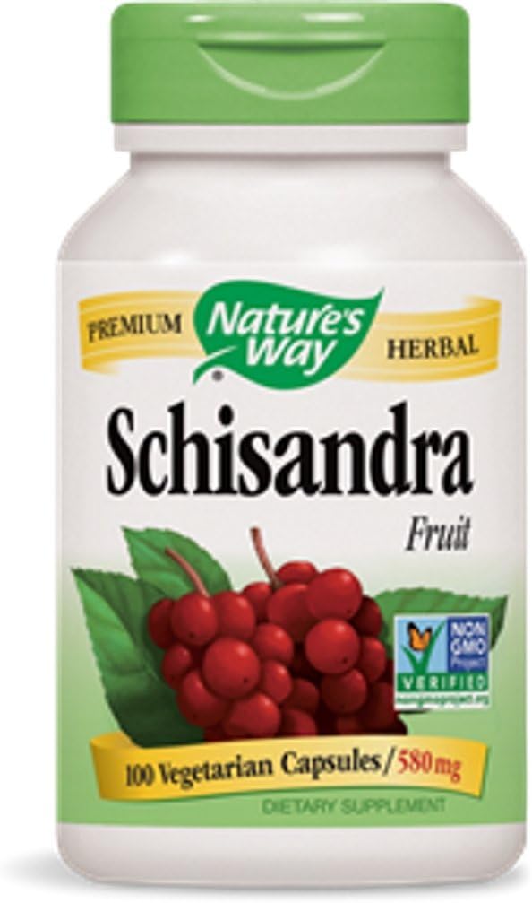 Nature's Way Schisandra Fruit - 100 Capsules - görsel 1