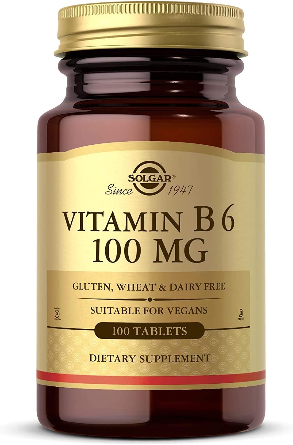 Solgar Vitamin B-6 100 mg, 100 Tablets - görsel 1