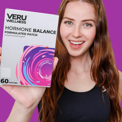 Veru Wellness Hormone Balance Patch - Myo Inositol & D-Chiro, 60 Patches | Women's Wellness
