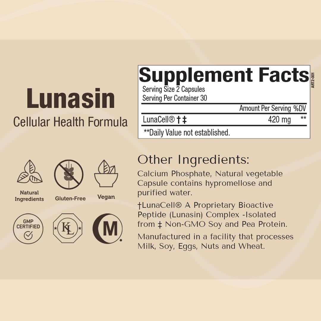 CAREFAST Lunasin - Cellular Health, Antioxidant & Epigenetic Support - görsel 9