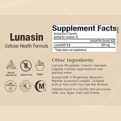 CAREFAST Lunasin - Cellular Health, Antioxidant & Epigenetic Support