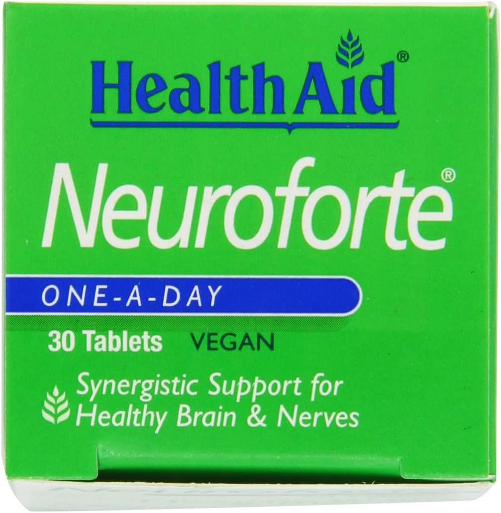 Health Aid NeuroForte - B Vitamin Complex with Amino Acids, 30 Tablets - görsel 5
