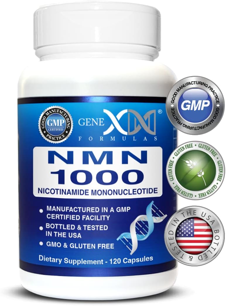 Genex Formulae NMN 250mg - Stabilised Form (60 Capsules), 99% Pure Supplement for NAD+ Support - görsel 9
