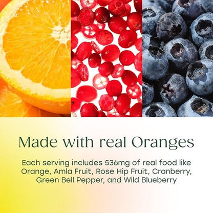 MegaFood Complex C: Vegan Vitamin C Supplement with Real Food, 180 Tablets