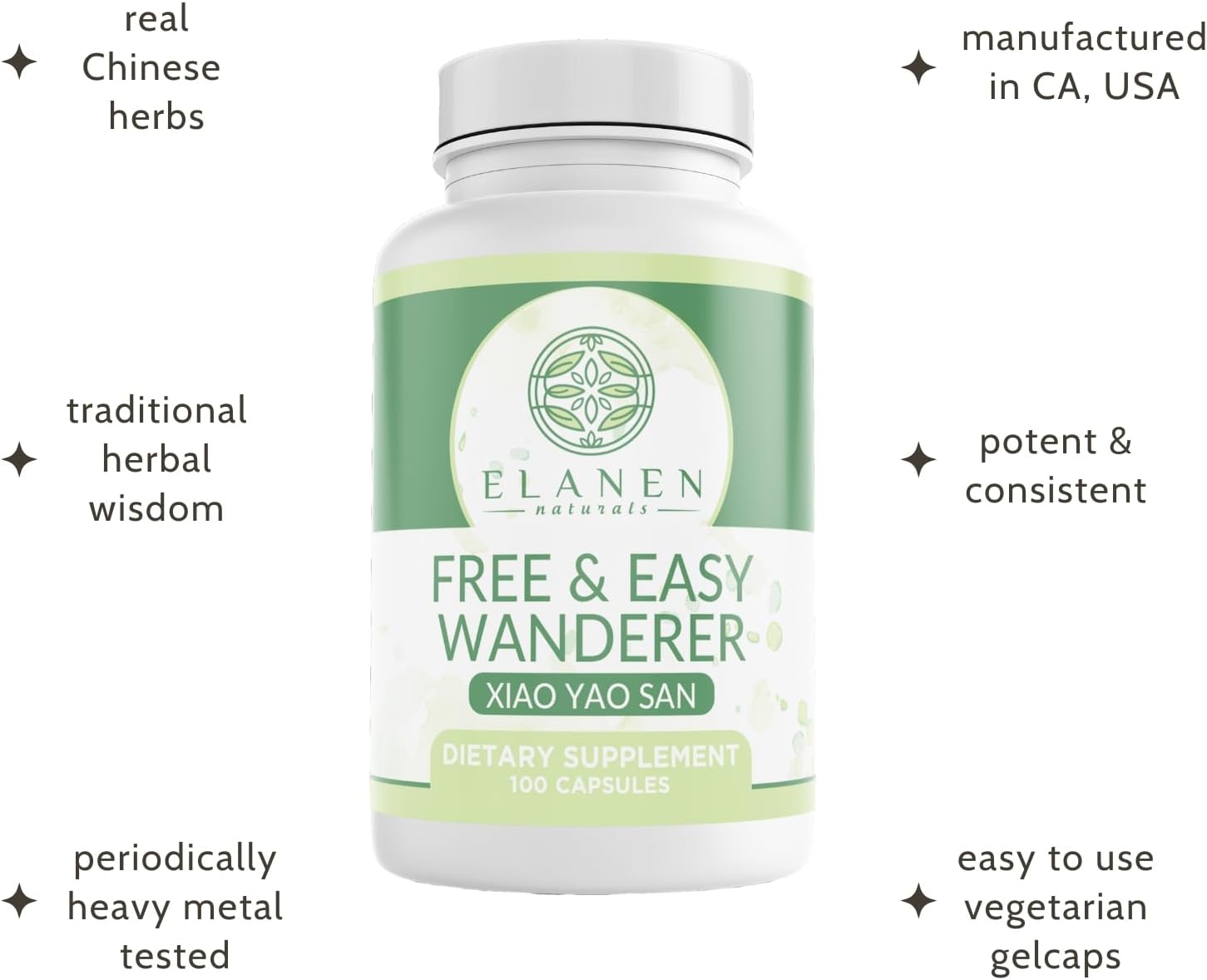 Xiao Yao San, Free and Easy Wanderer - 100 Vegetarian Capsules - görsel 4