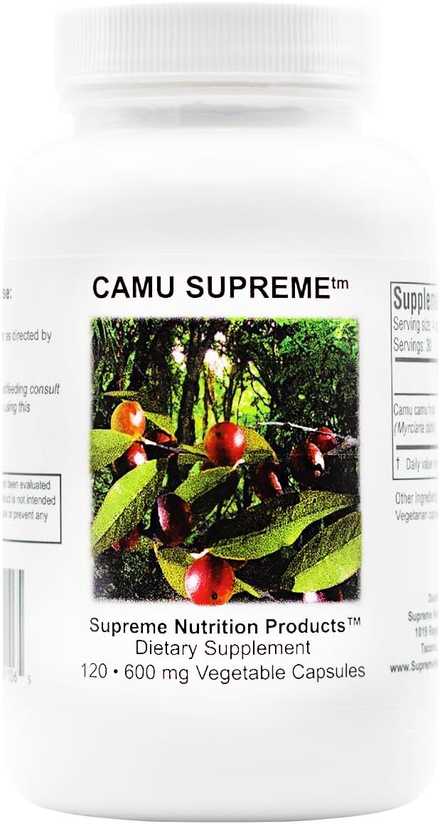Supreme Nutrition Camu Supreme, 120 Pure Camu Camu Fruit Vegetarian Capsules - görsel 1