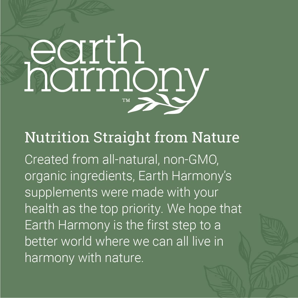 Earth Harmony Naturals Vegan Vitamin D3 5000 IU Supplement - 120 Capsules - görsel 7