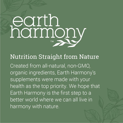 Earth Harmony Naturals Vegan Vitamin D3 5000 IU Supplement - 120 Capsules