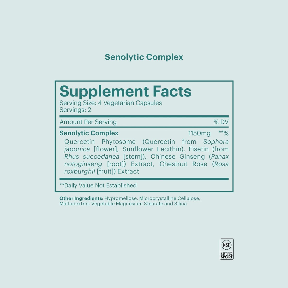 ELYSIUM Format Immune Support Supplement – Intermittent Senolytic Complex for Adults – 60 Capsules - görsel 6