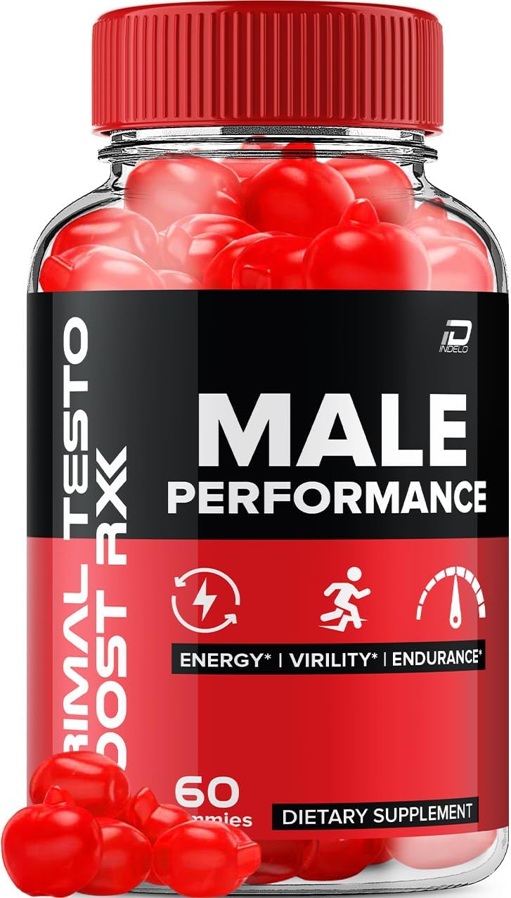 Primal Testo Boost RX ACV Gummies for Men – All-Natural Supplement - görsel 1