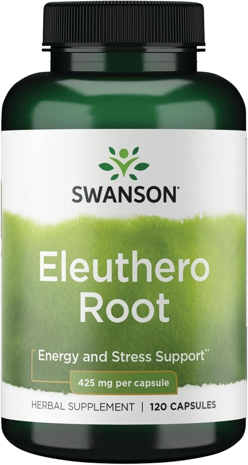 Swanson Eleuthero Root 425 mg, 120 Capsules - görsel 1