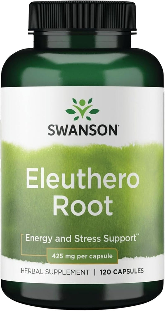 Swanson Eleuthero Root 425 mg, 120 Capsules