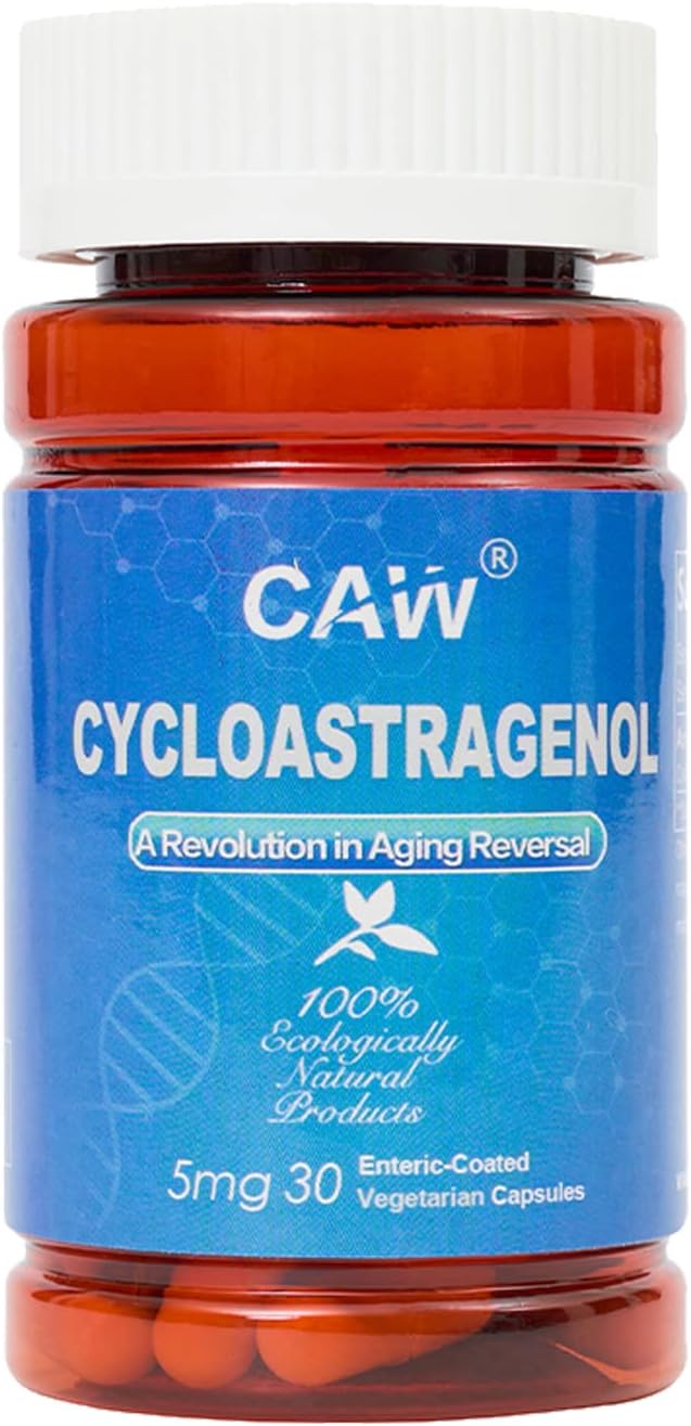 CAW Hypersorption Cycloastragenol 5 mg – Telomere Support – Enteric-Coated Capsules (90 Capsules) - görsel 9