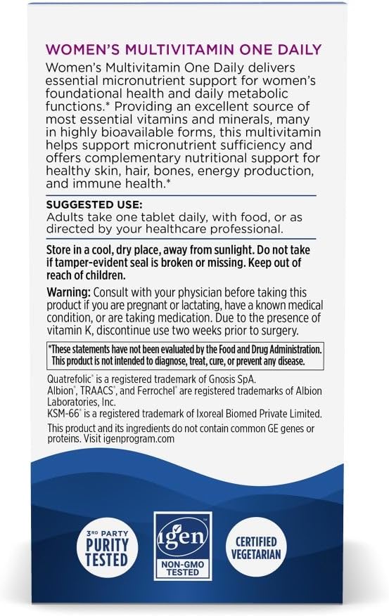 Nordic Naturals Women’s Multivitamin One Daily - 30 Tablets - görsel 6