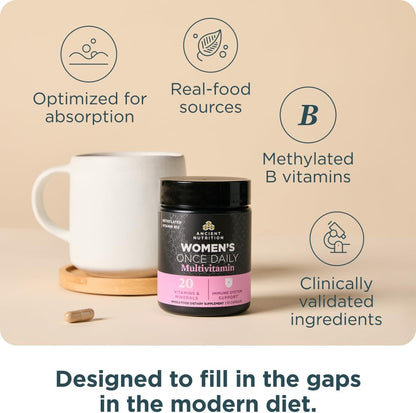 Ancient Nutrition Women's 1-Day Multivitamin, 30 CT