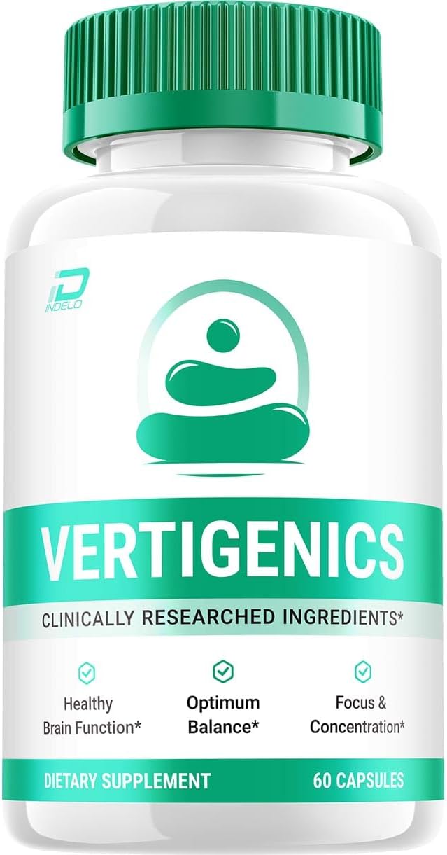 Vertigenics Brain Supplement Capsules – All-Natural Memory and Focus Formula (60 Capsules) - görsel 1