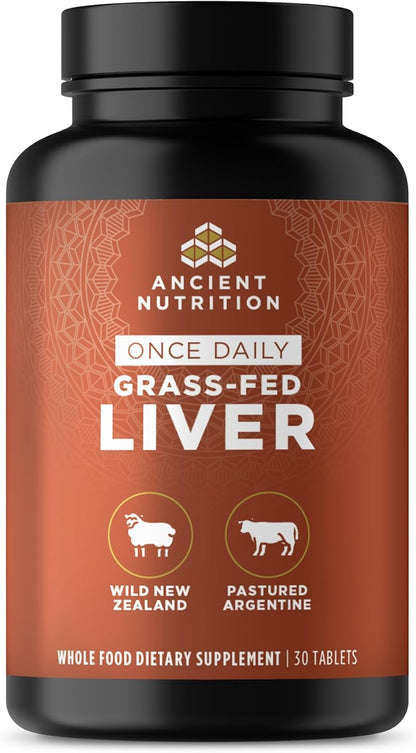 Ancient Nutrition Once Daily Organs Supplement Complex for Men, 30 Tablets