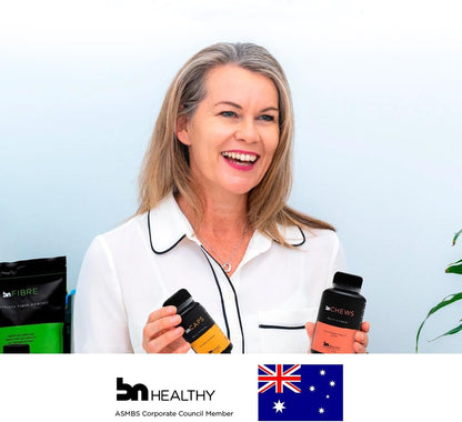BNHealthy Chews Bariatric Multivitamin with Iron - Chewable Daily, Raspberry Flavoured, 60 Tablets