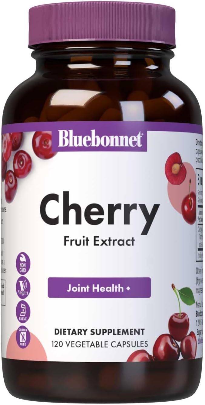BlueBonnet Super Fruit Cherry Fruit Extract Supplement, 120 Capsules - görsel 1