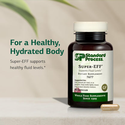 Standard Process Super-EFF - Fluid Level Food Supplement - 90 Capsules