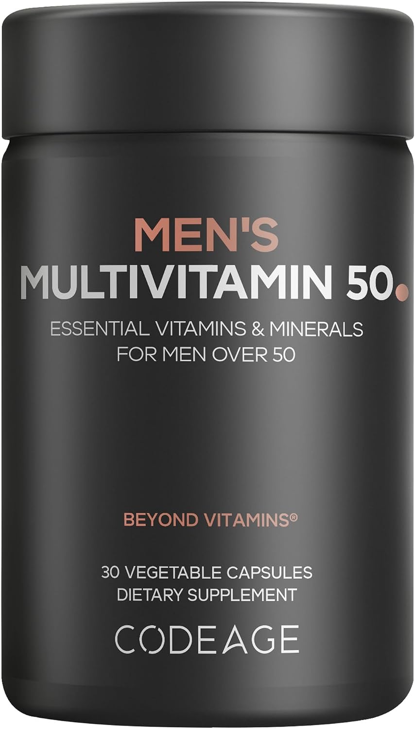 Codeage Men's Multivitamin 50 – Daily Multivitamin for Men Over 50 - görsel 1